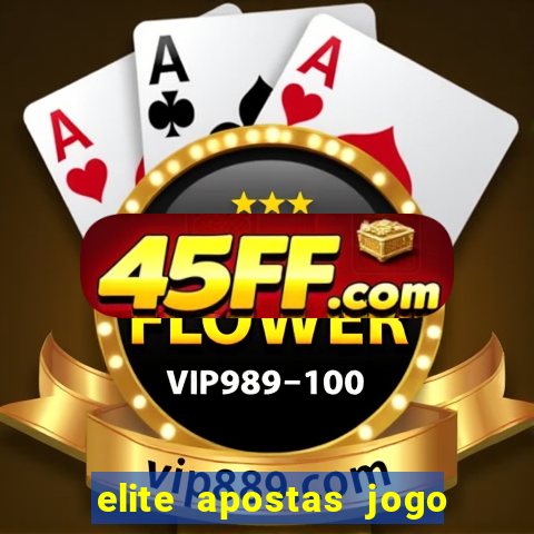 elite apostas jogo do bicho